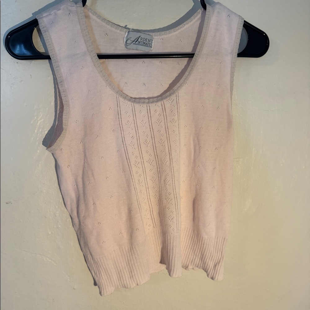 Y2K vintage baby pink top